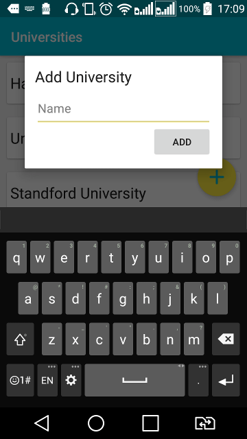 Adding a New University